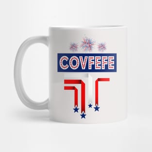 Covfefe Trump for 4th of July Celebration Mug